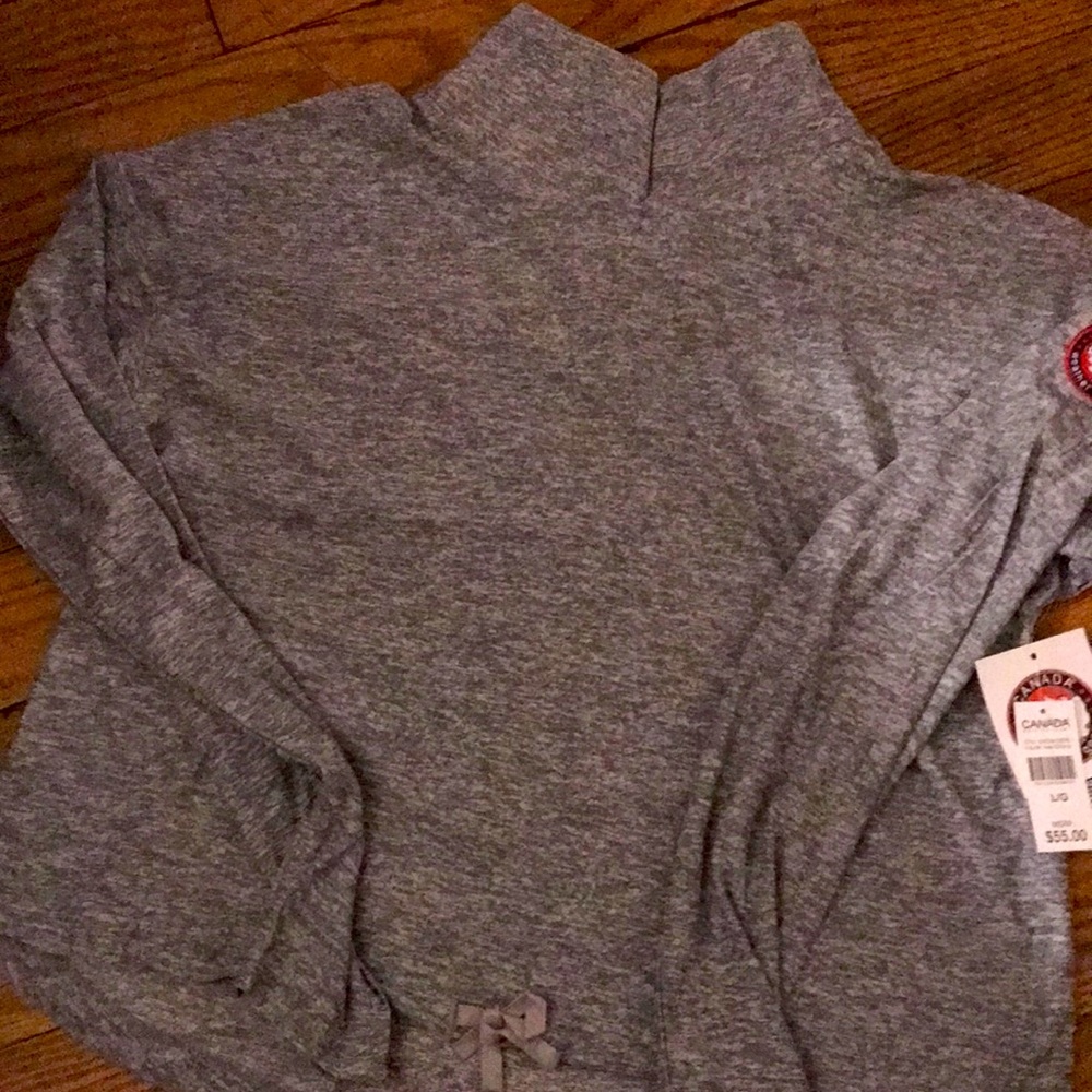 Canada weather gear women supreme soft mock neck sweatshirt